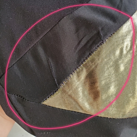 SHEIN Geometric Metallic Mesh Pattern Leggings - Picture 12 of 16